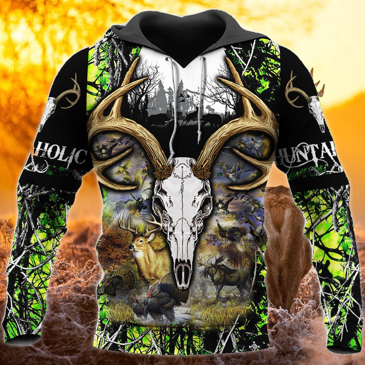 Higozy? Deer Hunting 3D Hoodie – TD1049