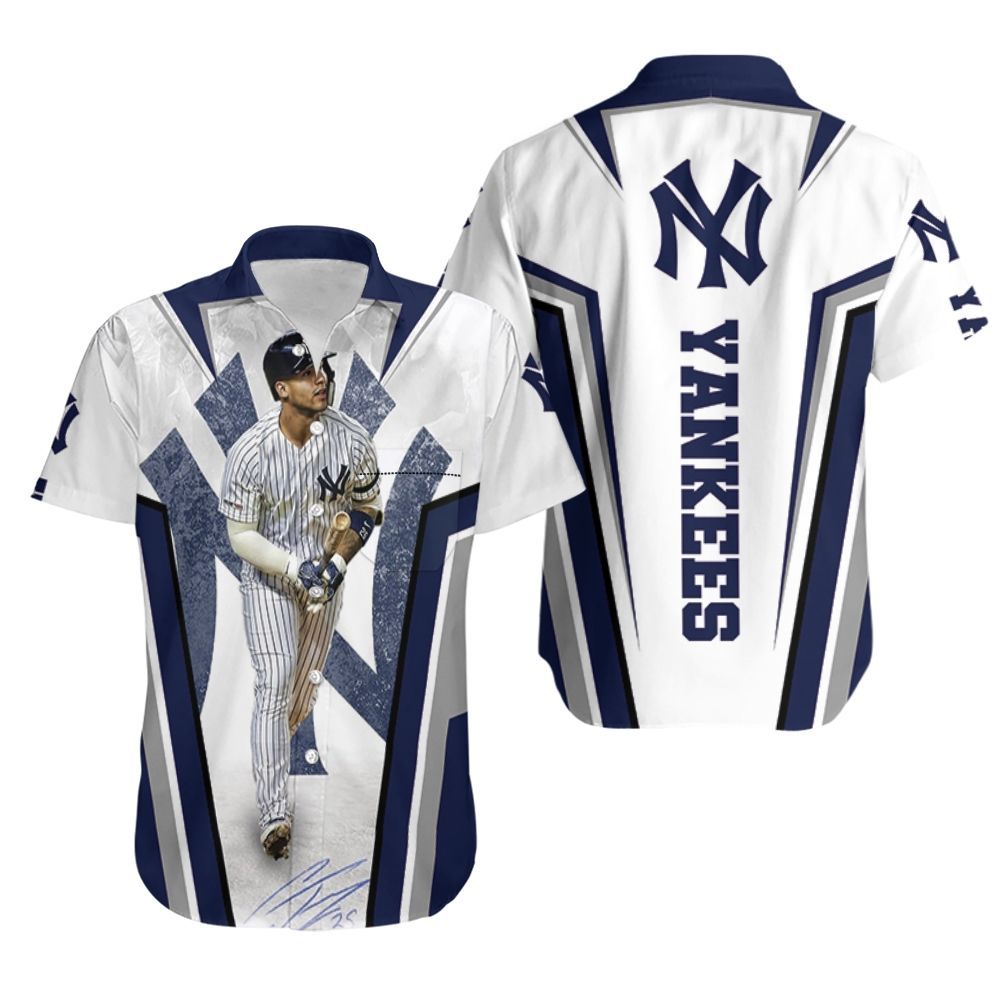 25 New York Yankees Gleyber Torres Baseball Hawaiian Shirt