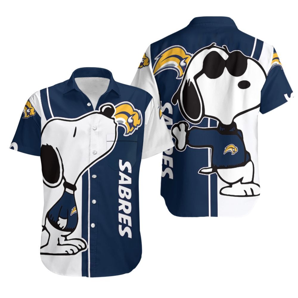 Buffalo Sabres Snoopy Lover 3D Printed Hawaiian Shirt