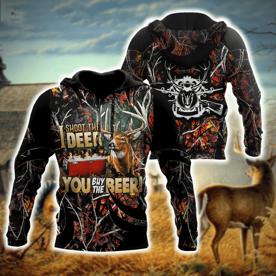 Higozy? Gift For Dad, Deer Hunting 3D Hoodie – LK907