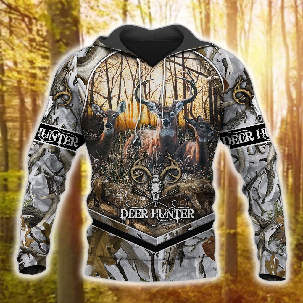 Higozy?Deer Hunting 3D Hoodie – TD1061