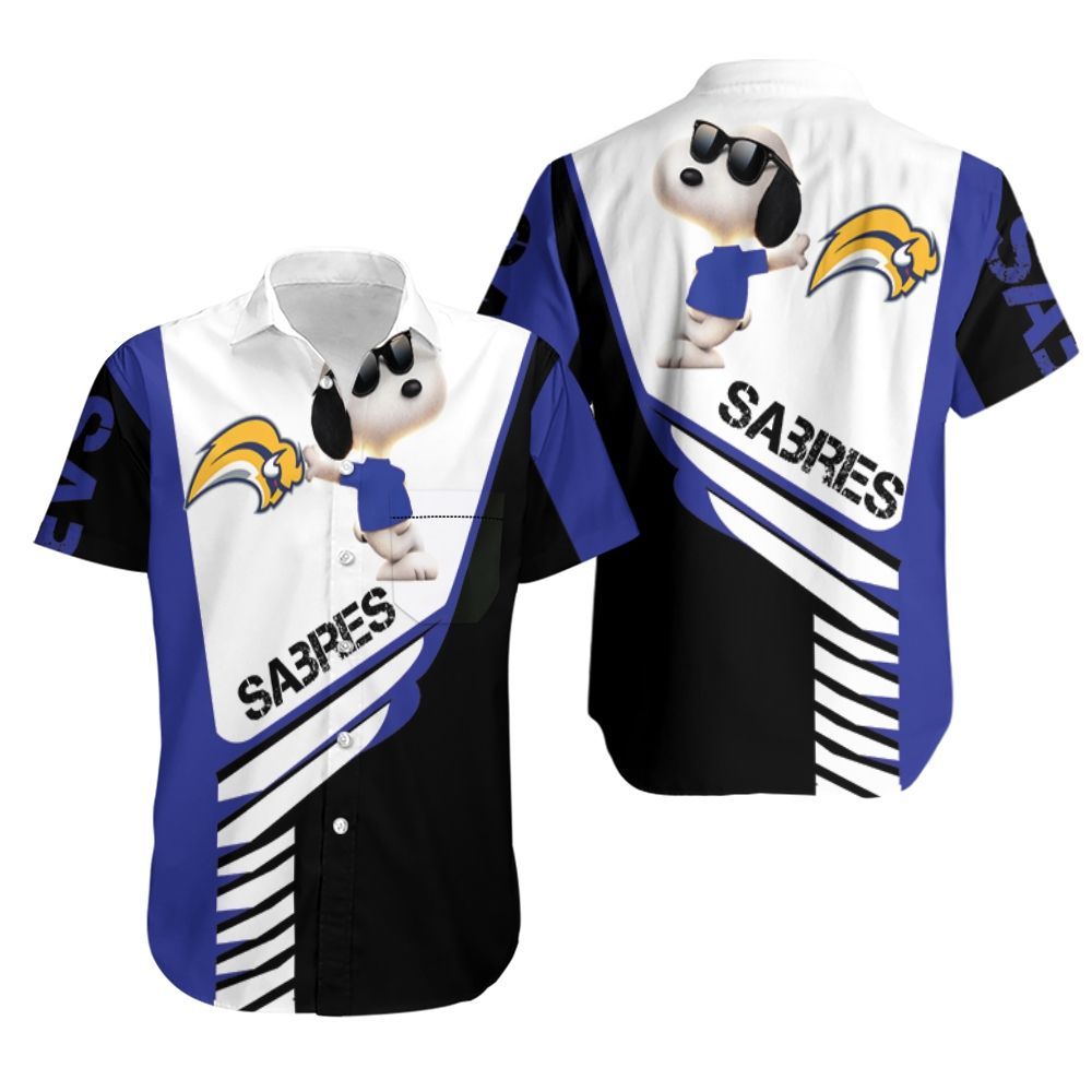 Buffalo Sabres Snoopy For Fans 3D Hawaiian Shirt