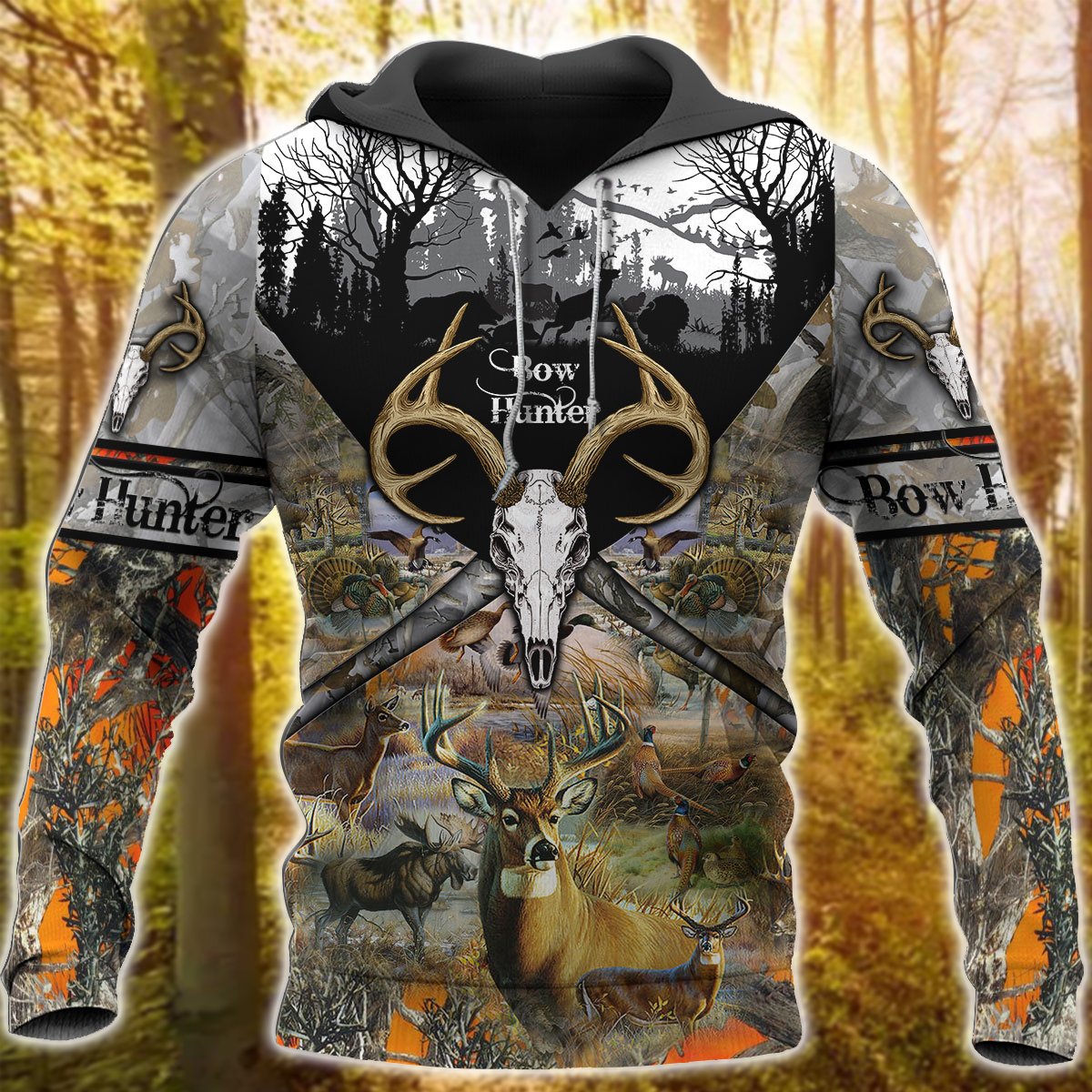 Higozy?Deer Hunting 3D Hoodie – TD1062