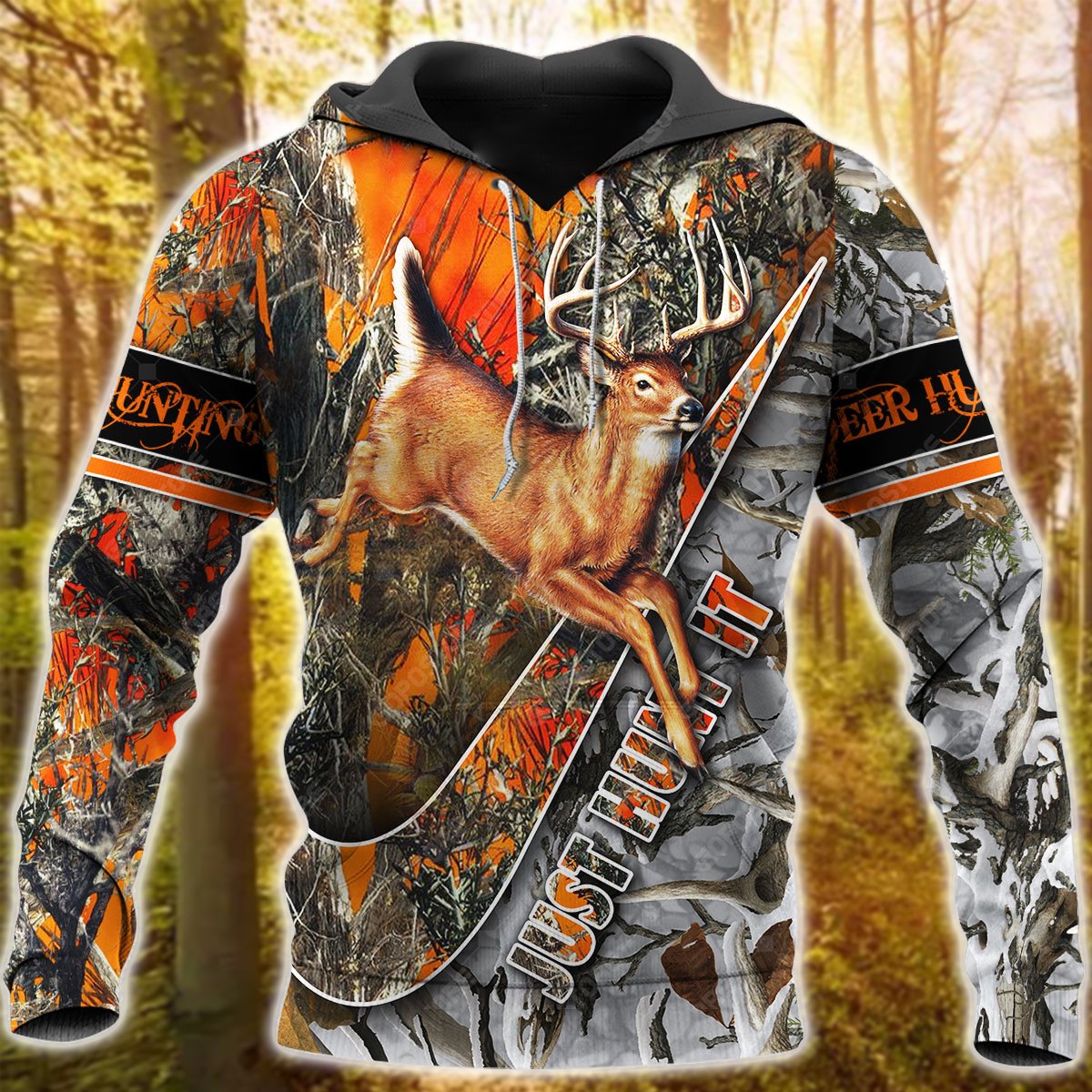 Higozy?Deer Hunting 3D Hoodie – TD1063