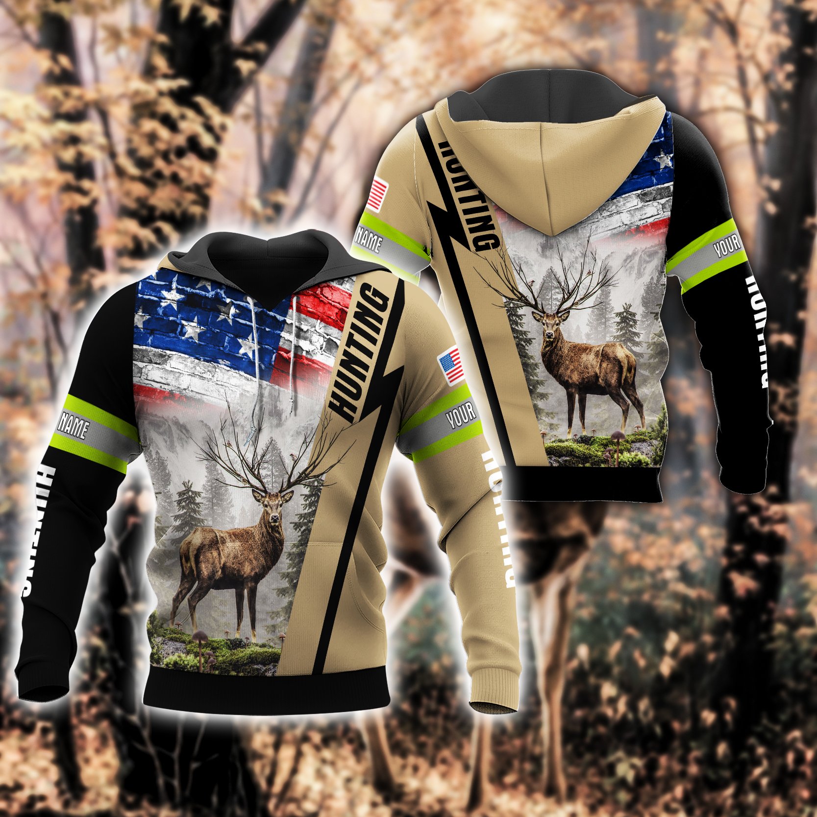 Higozy? Deer Hunting 3D Hoodie – SPLK104