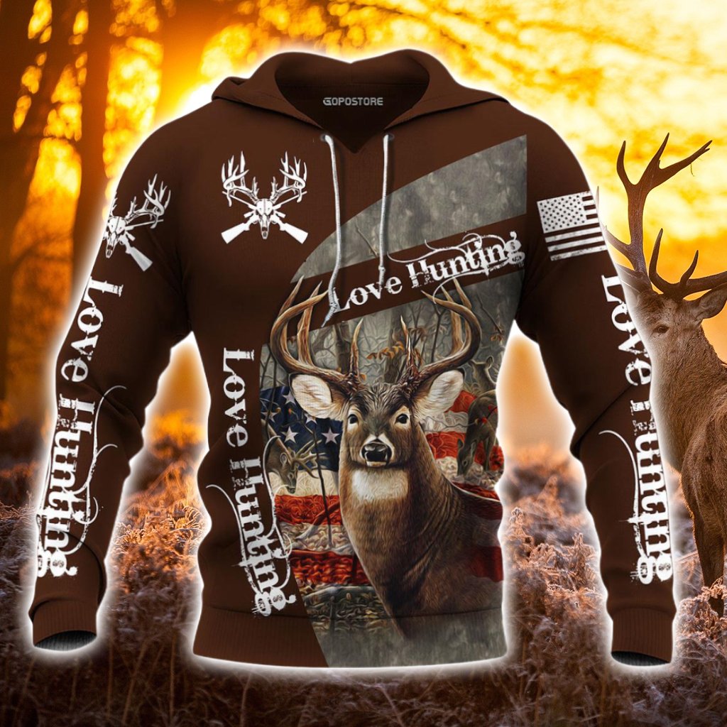 Higozy? Deer Hunting 3D Hoodie – TD1092