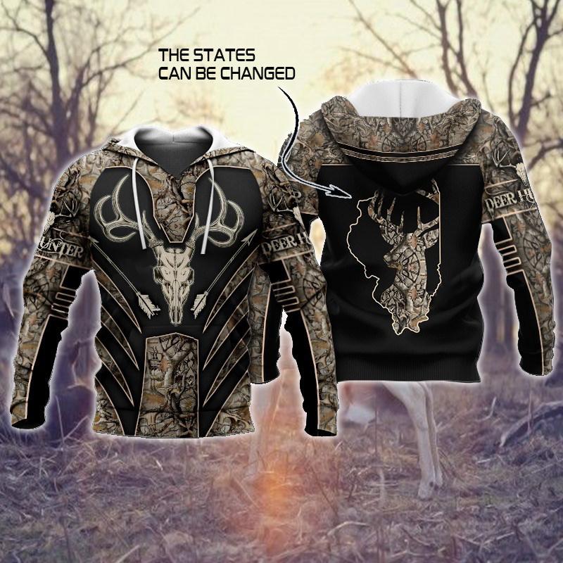 Higozy? Love Bow Hunting 3D Personalized Hoodie – TD1098