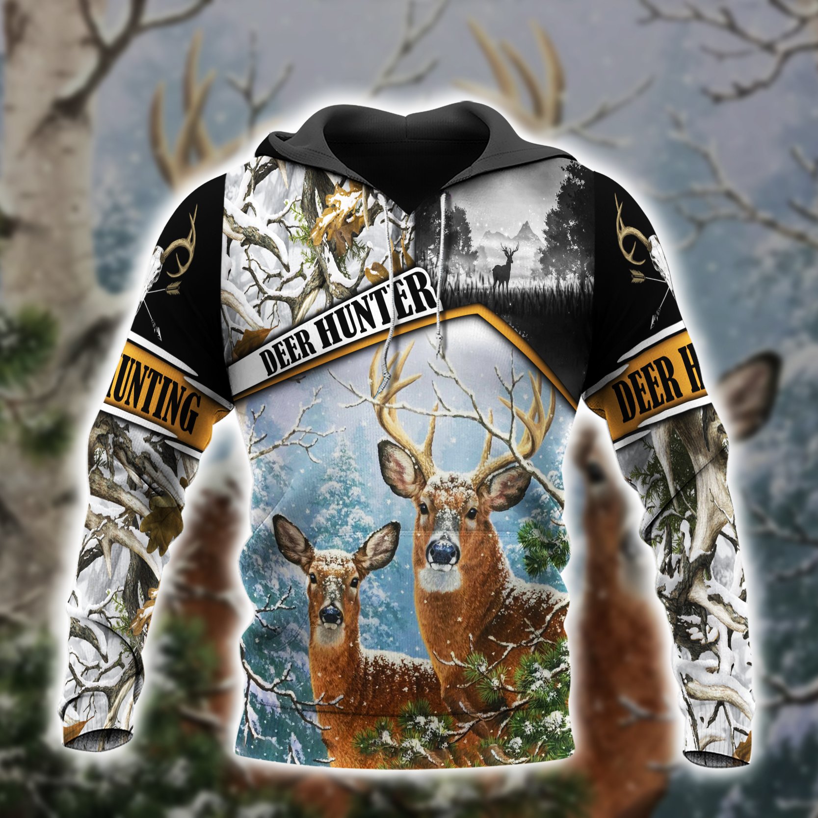 Higozy? Deer Hunting 3D Hoodie – SPTD360