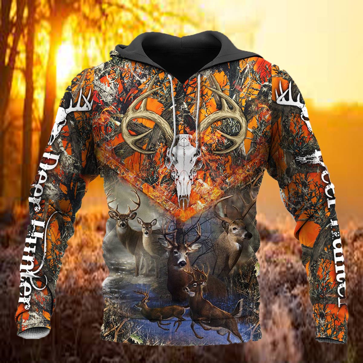 Higozy? Deer Hunting 3D Hoodie – TD1014