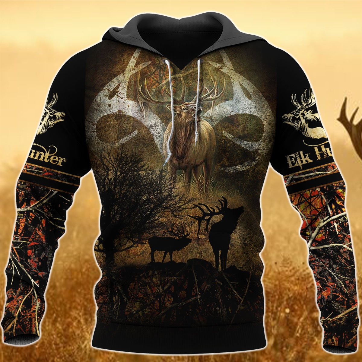 Higozy? Elk Hunting 3D Hoodie – TD1051