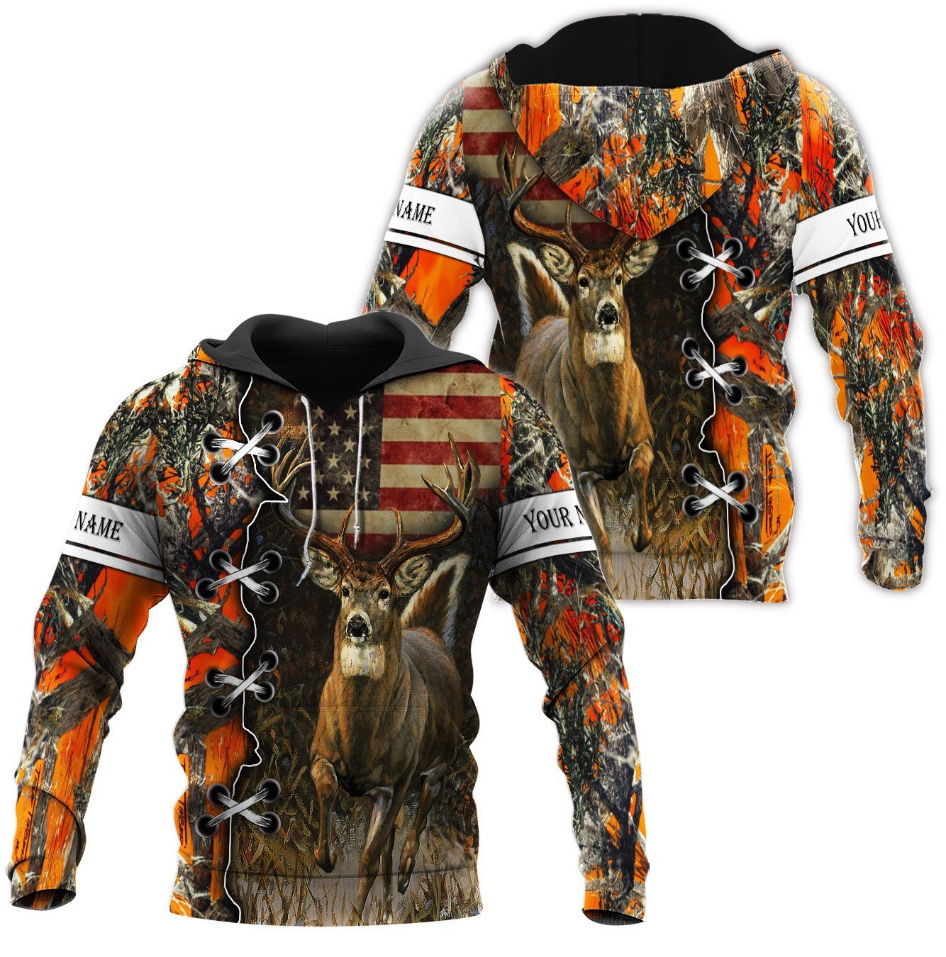 Higozy? Deer Hunting 3D Personalized Hoodie – TD782