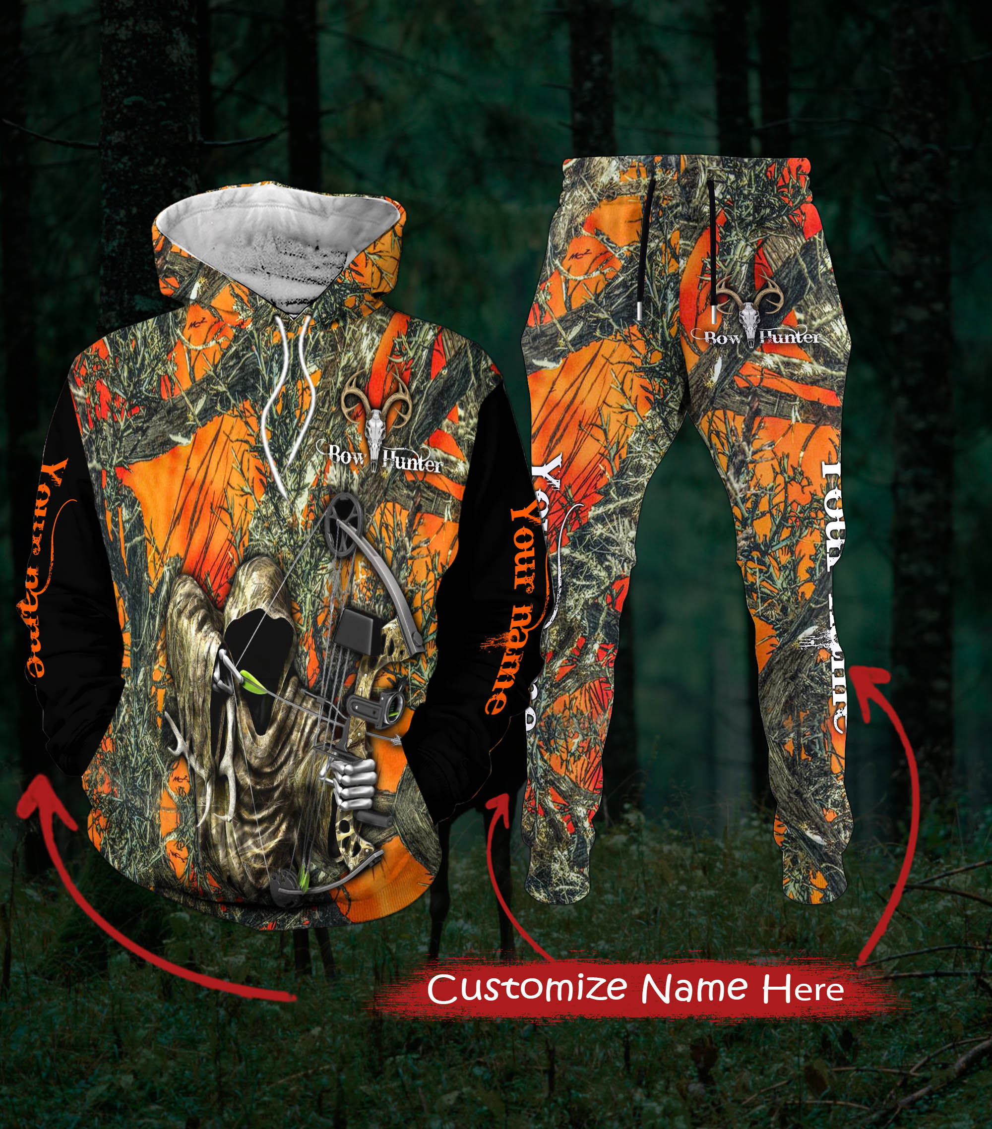 Higozy? Personalized Deer Hunting 3D Hoodie, Joggers – SPTD362