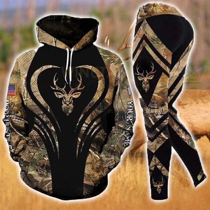 Higozy? Personalized Country Girl & Deer Hunting 3D Hoodie, Legging – LV1159