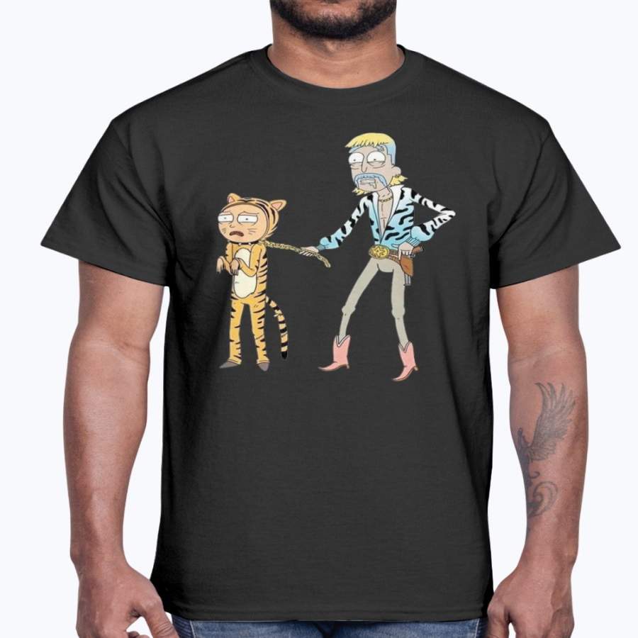 RICK AND MORTY TIGER KING SHIRT