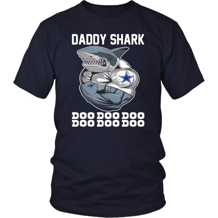 Daddy Shark Body Building Dallas Cowboy Doo Doo shirt