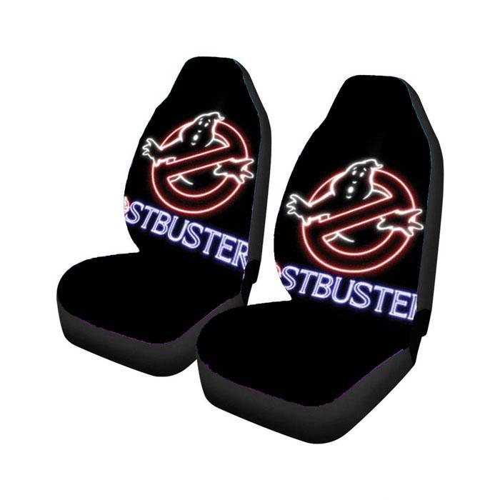 Ghostbusters Logo Neon Car Seat Covers