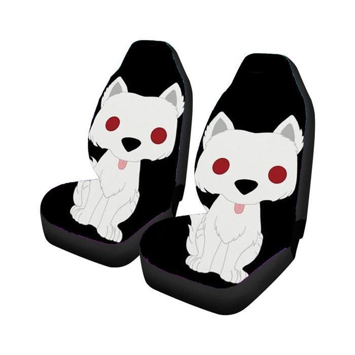 Ghost Puppy Car Seat Covers