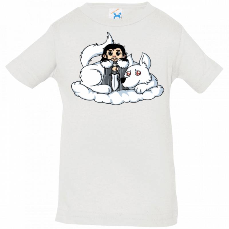 Cute Jon Snow and Ghost Infant PremiumT-Shirt