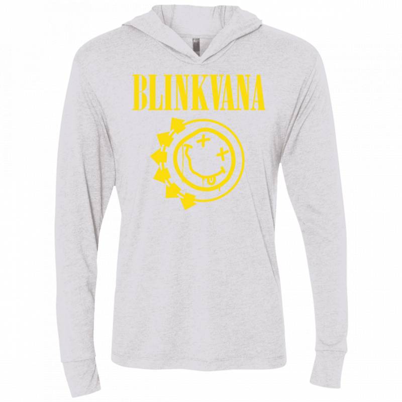 Blinkvana Triblend Long Sleeve Hoodie Tee