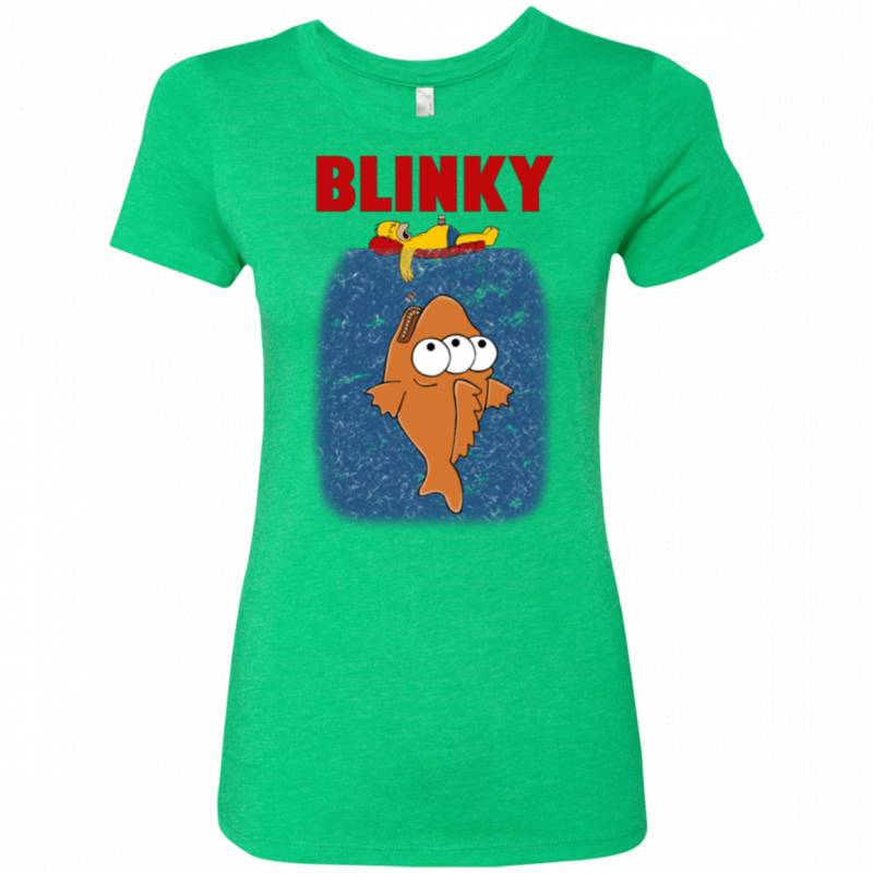 Blinky Jaws Women’s Triblend T-Shirt