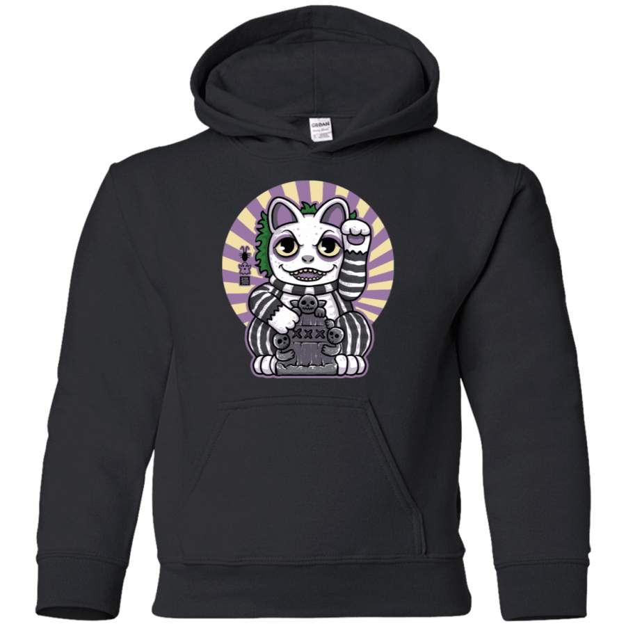 Ghost Neko Youth Hoodie