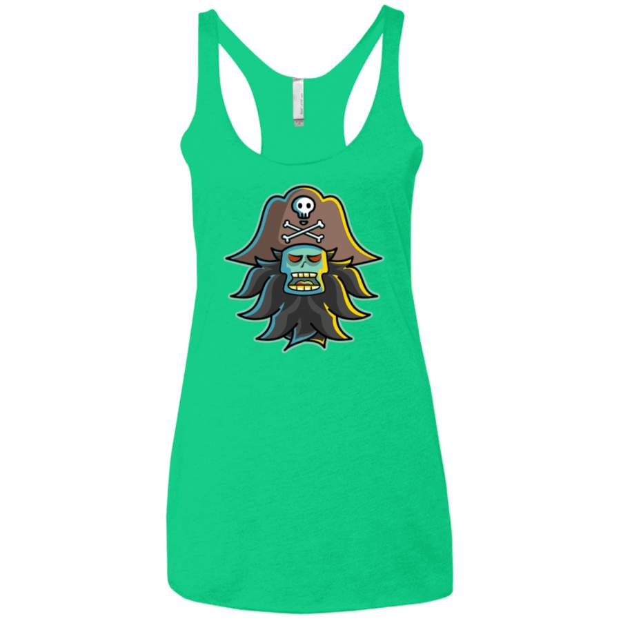 Ghost Pirate LeChuck Women’s Triblend Racerback Tank