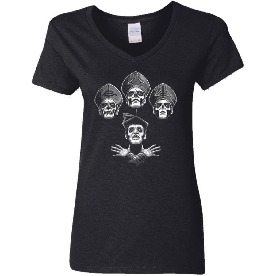 Bohemian Ghost Women’s V-Neck T-Shirt