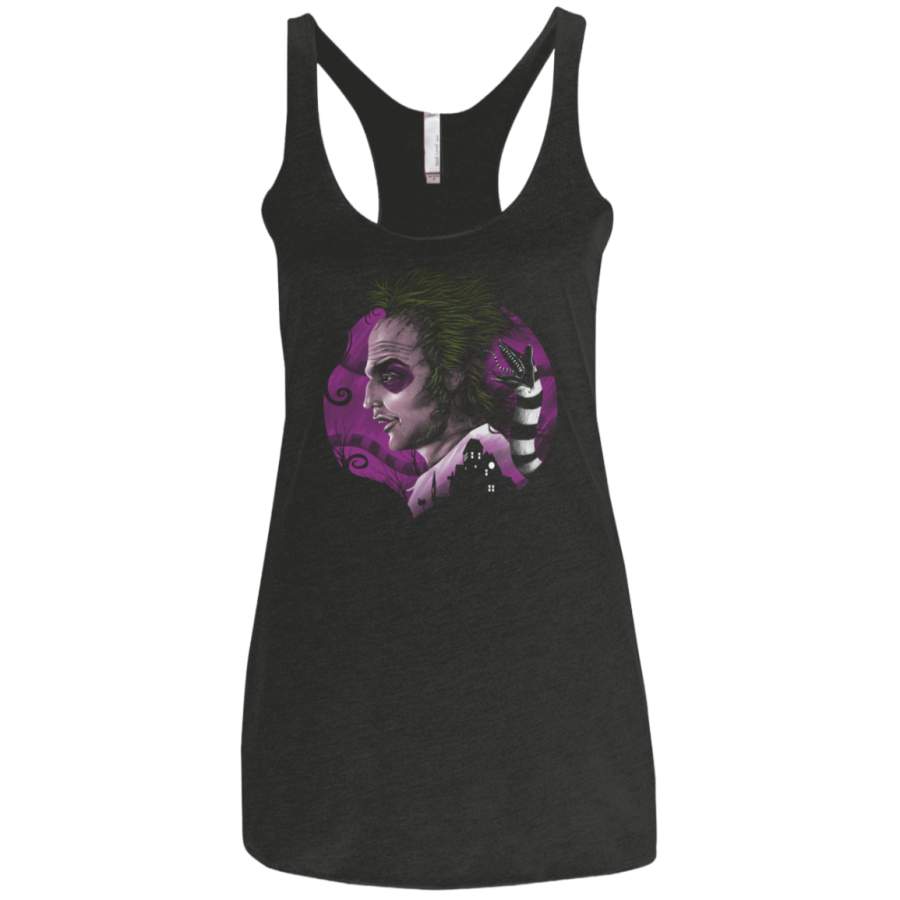 Devious Ghost Women’s Triblend Racerback Tank