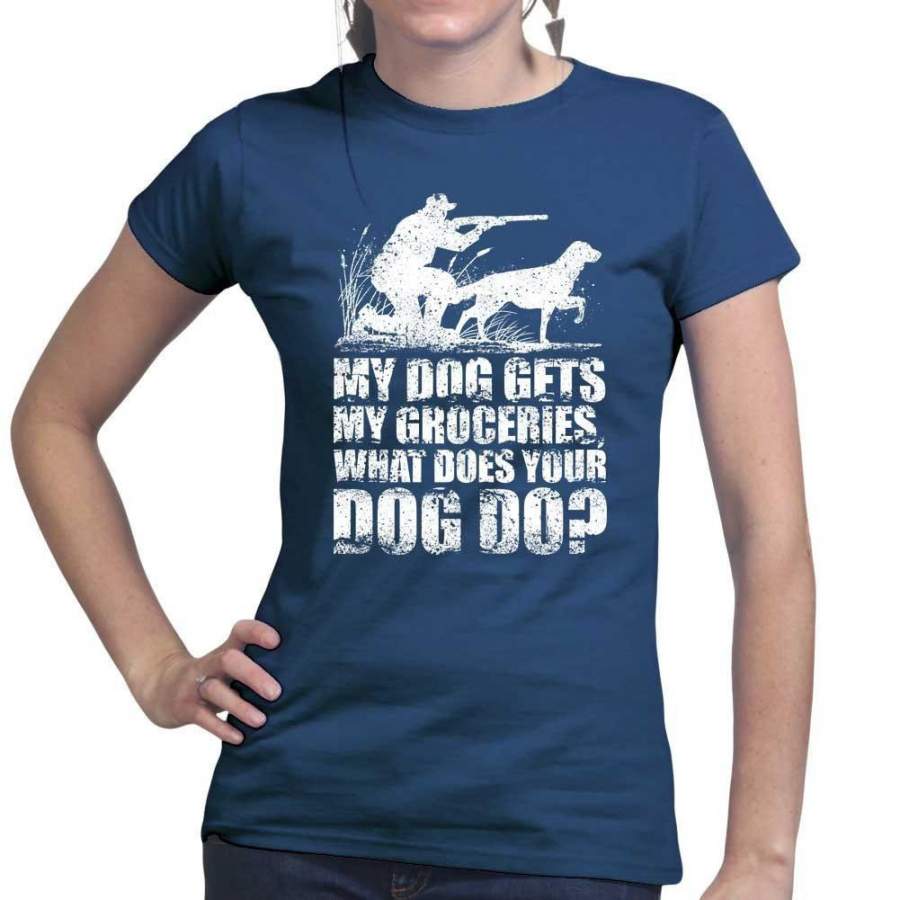 My Hunting Dog Ladies T-shirt