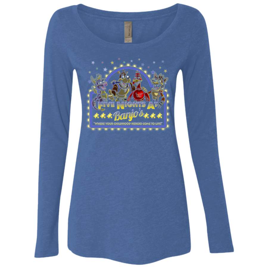 Five Nights at Banjos Women’s Triblend Long Sleeve Shirt