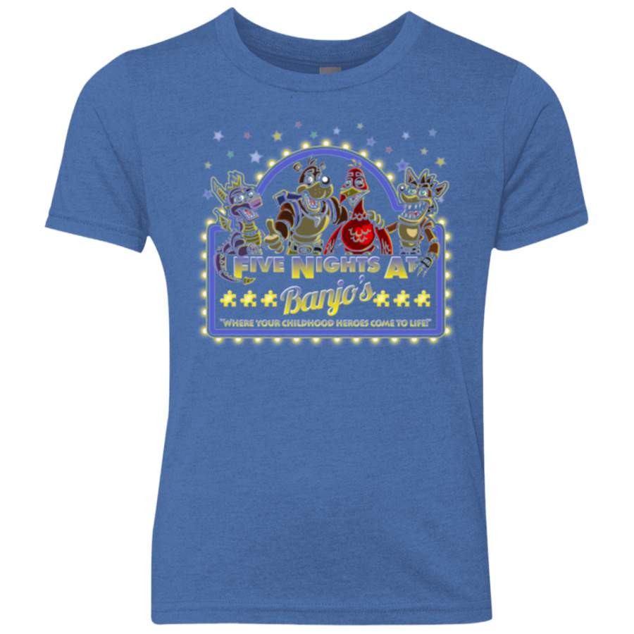 Five Nights at Banjos Youth Triblend T-Shirt