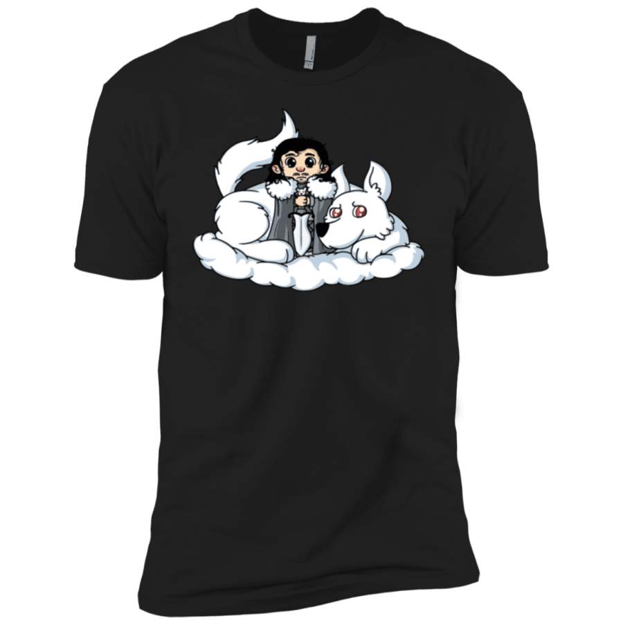 Cute Jon Snow and Ghost Boys Premium T-Shirt