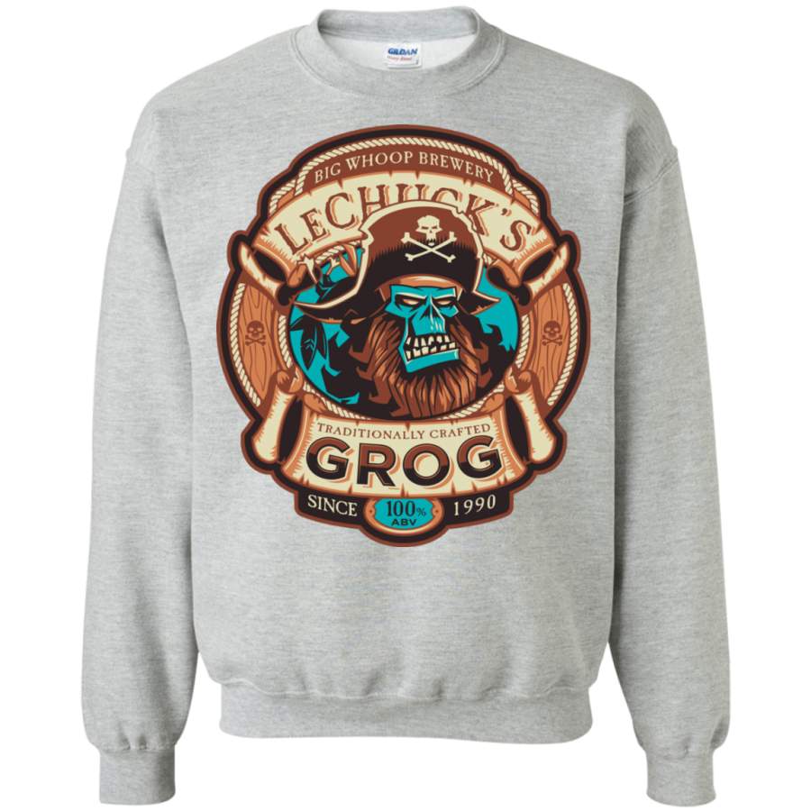 Ghost Pirate Grog Nmns Crewneck Sweatshirt