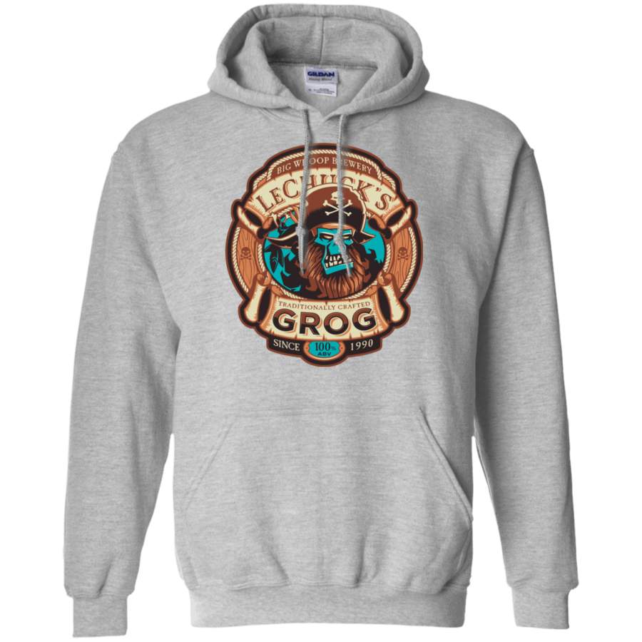 Ghost Pirate Grog Nmns Pullover Hoodie