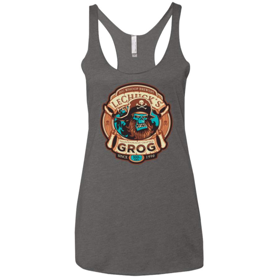 Ghost Pirate Grog Nmns Women’s Triblend Racerback Tank