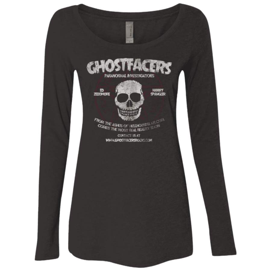 Ghostfacers Women’s Triblend Long Sleeve Shirt