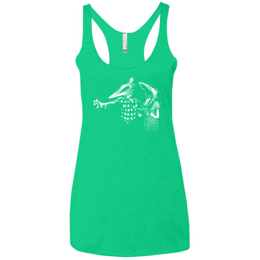 Ghost Fiction Women’s Triblend Racerback Tank