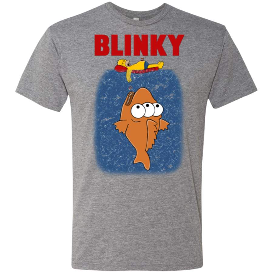 Blinky Jaws Men’s Triblend T-Shirt