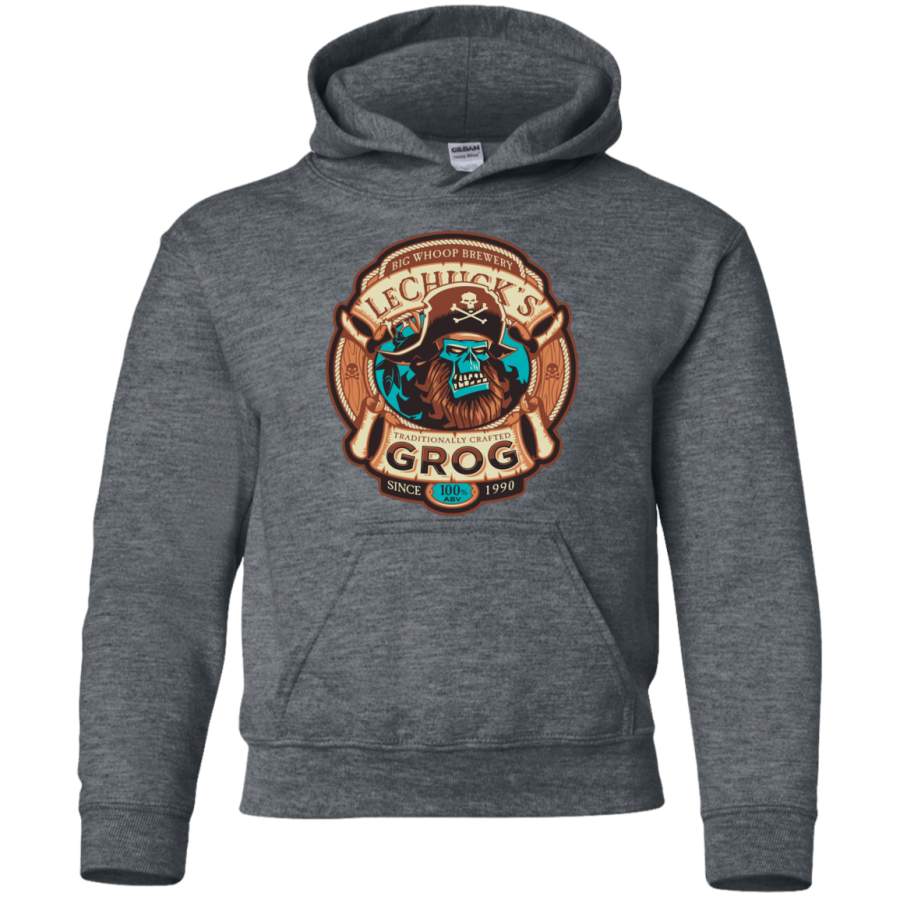 Ghost Pirate Grog Nmns Youth Hoodie