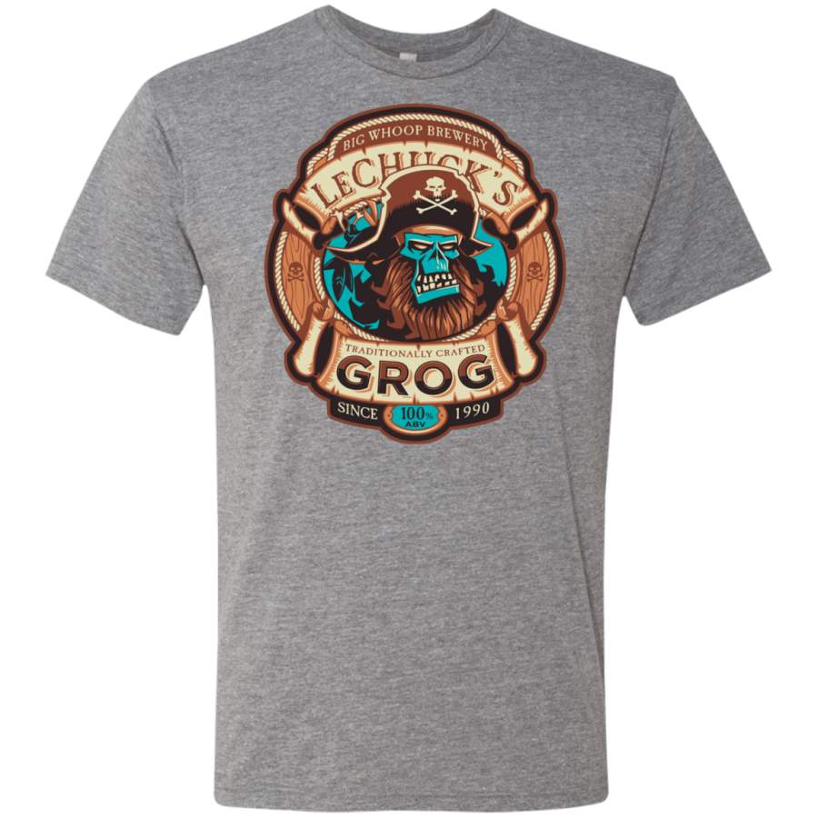 Ghost Pirate Grog Nmns Men’s Triblend T-Shirt