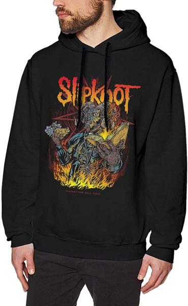 Slipknot Mens Long Sleeve Sweatshirts Men’s Hoodies Black