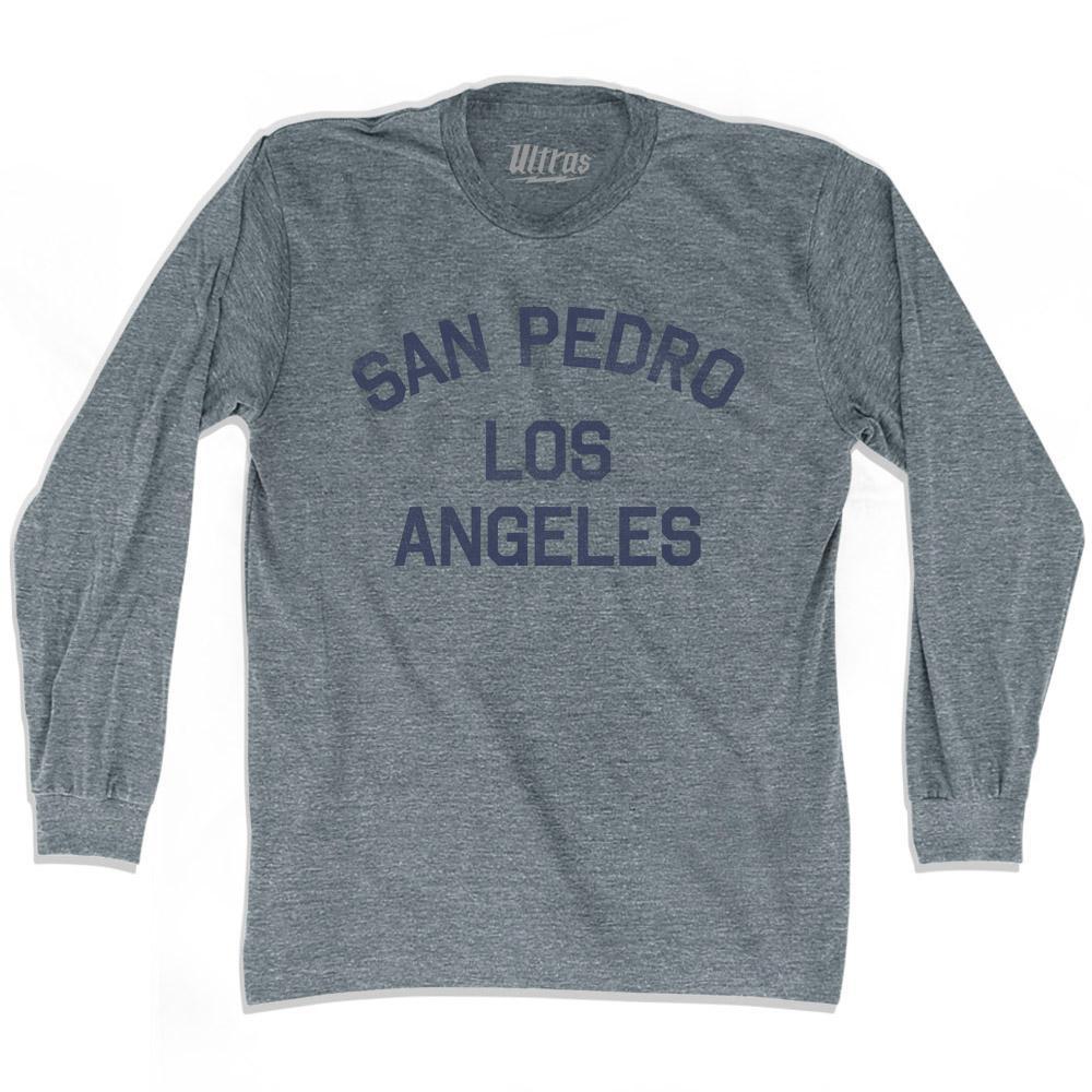 California San Pedro, Los Angeles Adult Tri-Blend Long Sleeve Vintage T-shirt