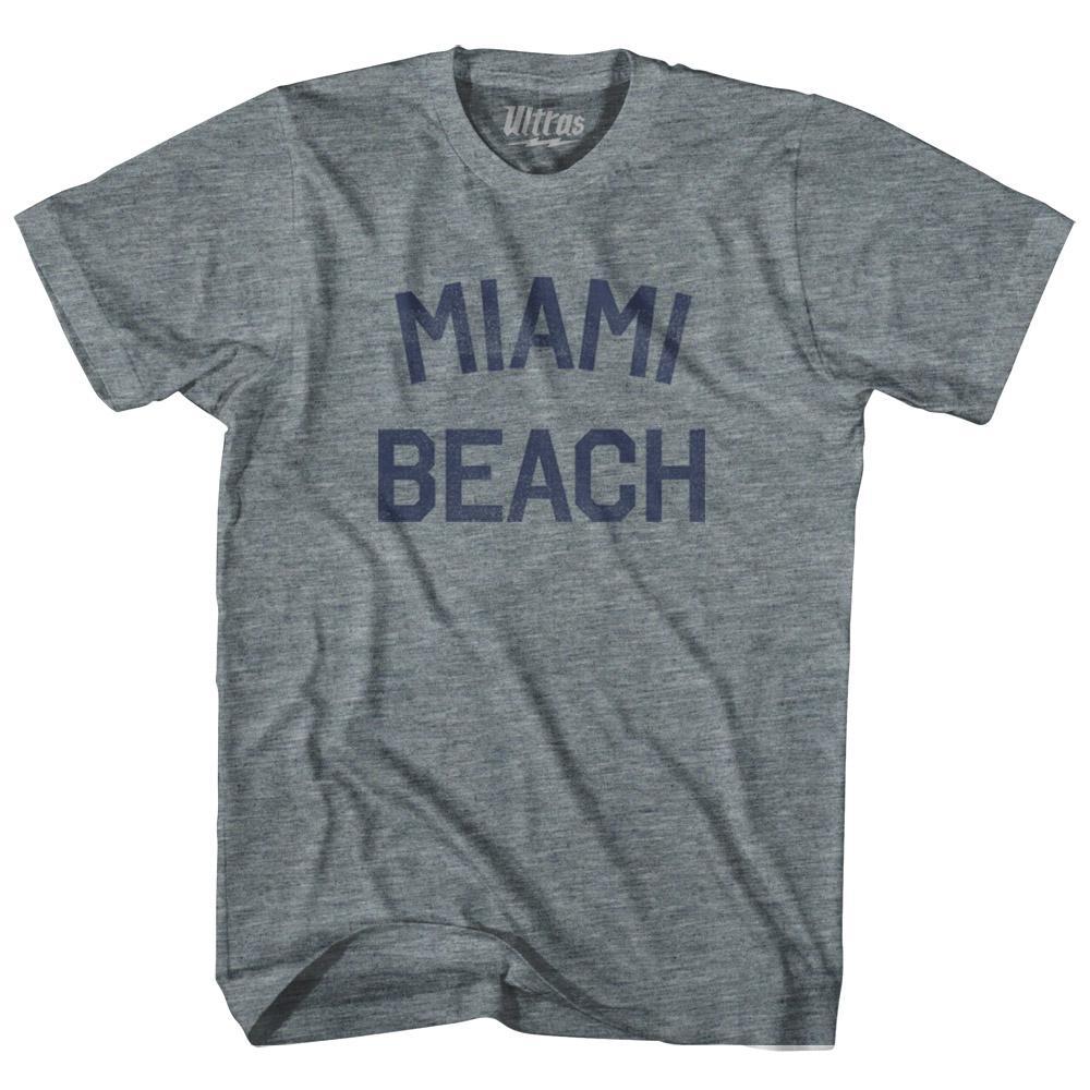 Florida Miami Beach Youth Tri-Blend Vintage T-shirt