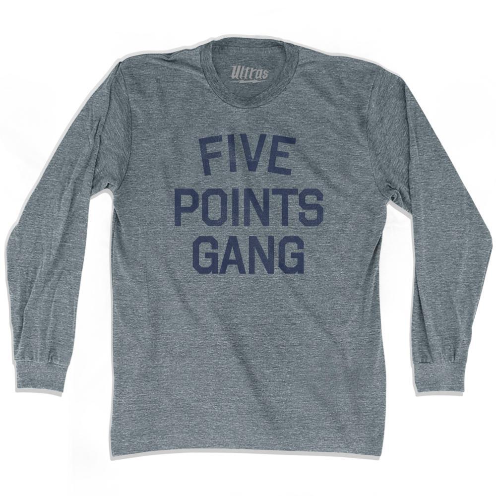 Five Points Gang Adult Tri-Blend Long Sleeve T-Shirt