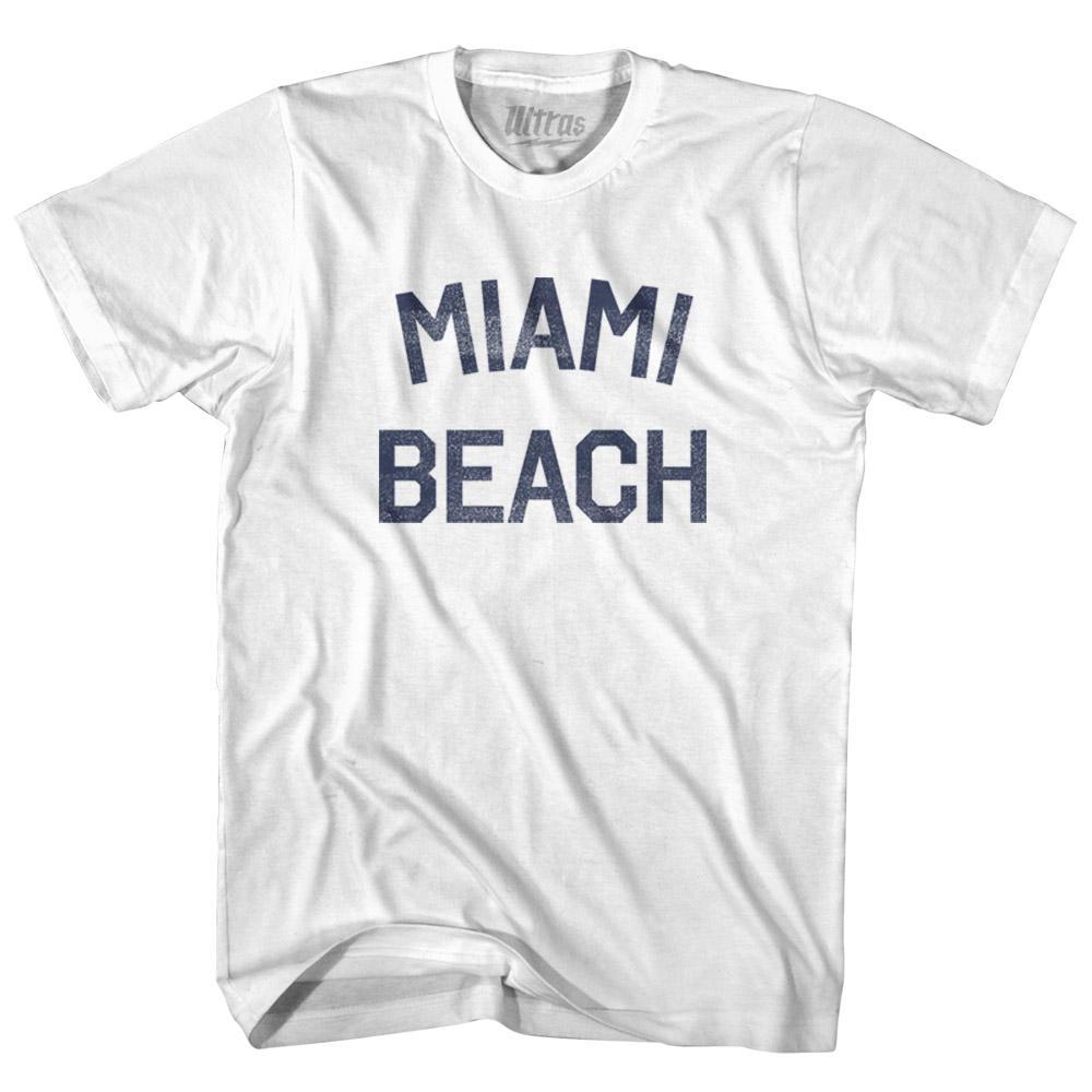 Florida Miami Beach Trident Womens Cotton Junior Cut T-Shirt