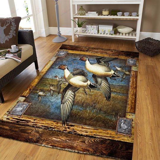 Duck Hunting Area Rug | Colorful S – 2XL