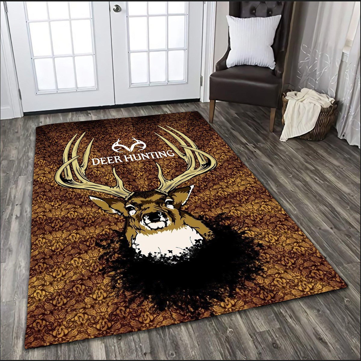 Deer Hunting 3D Area Rug | Colorful S – 2XL