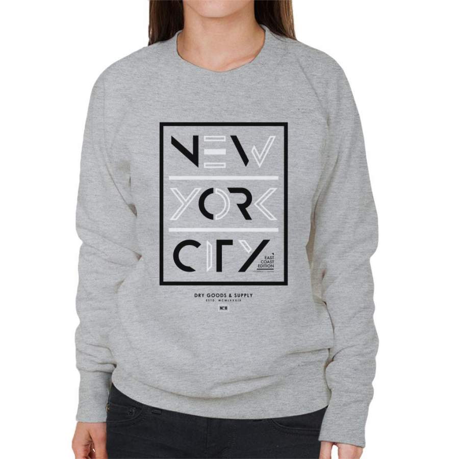 Divide And Conquer New York City Dry Goods Women’s Sweatshirt