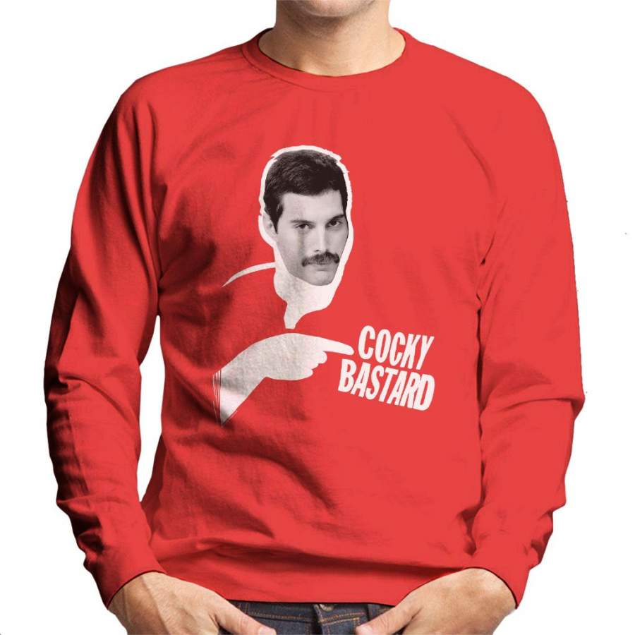 Freddie Mercury Of Queen 1981 Men’s Sweatshirt