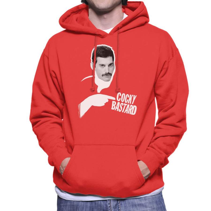 Freddie Mercury Of Queen 1981 Men’s Hooded Sweatshirt